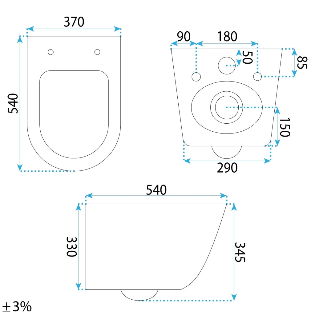 Vaso Wc Rea Duo White