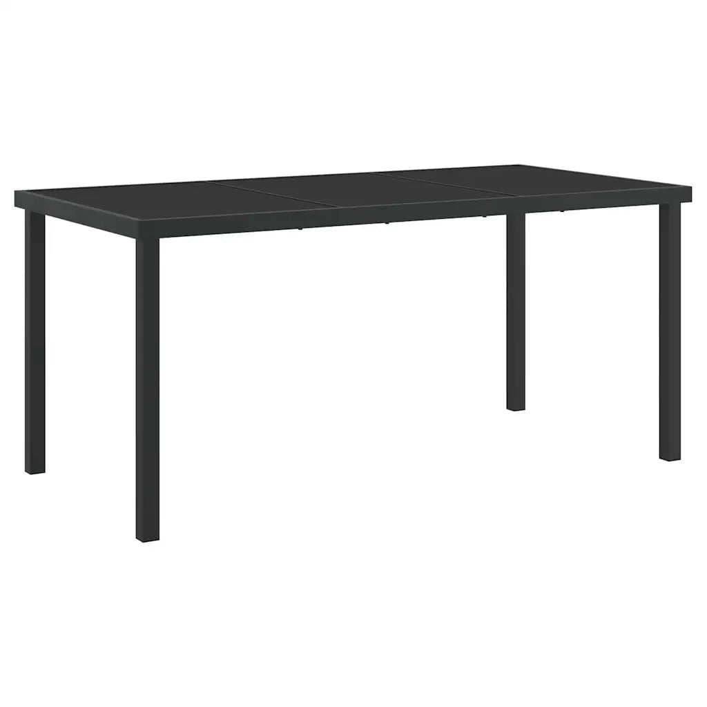 Set da Pranzo per Giardino con cuscino 5 pcs Grigio