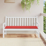Cuscino per Panca-Cuscini per panchina Rosso 150x50x3 cm in Tessuto Oxford