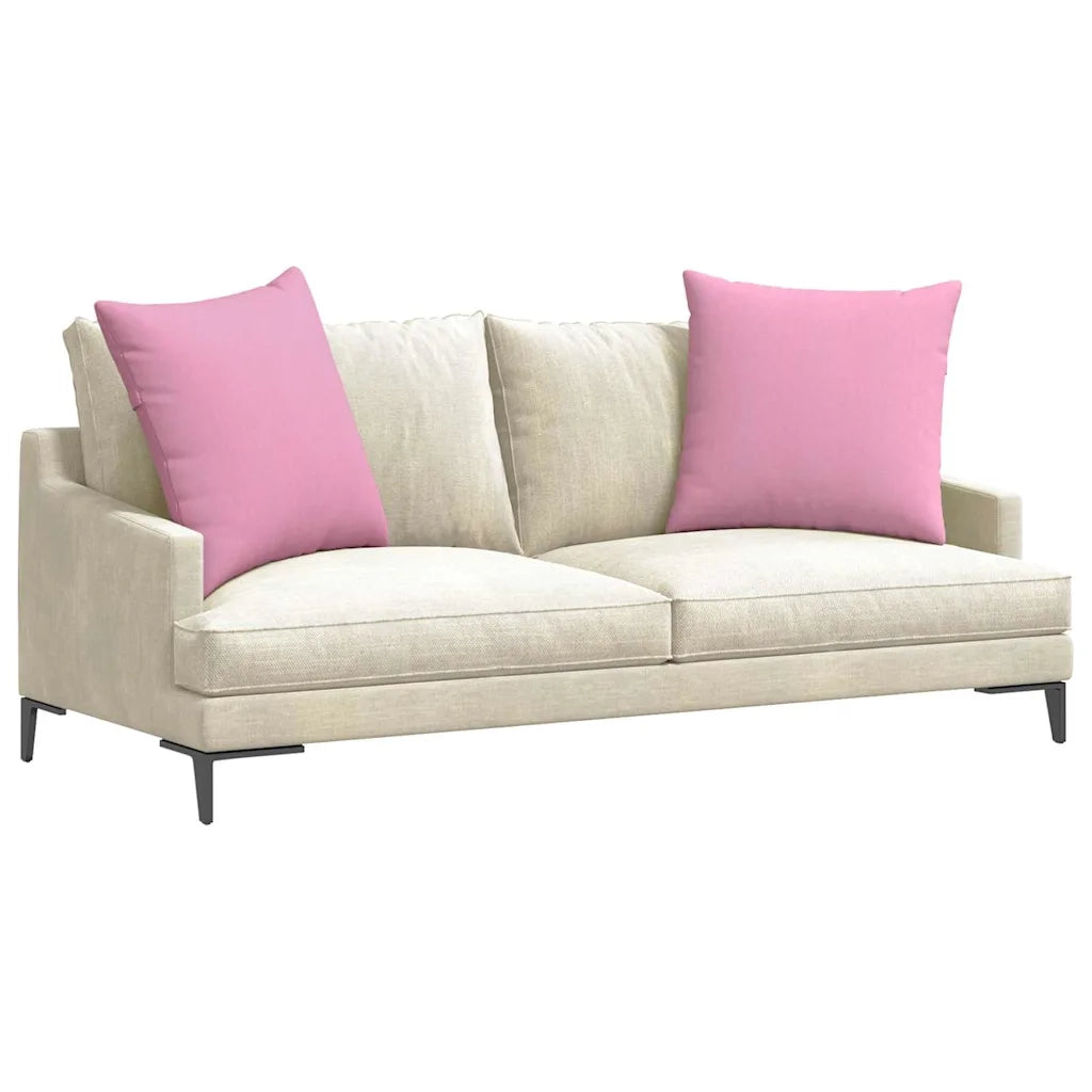 Cuscini da Divano 2 pcs Rosa 60 x 60 cm Tessuto 42014012