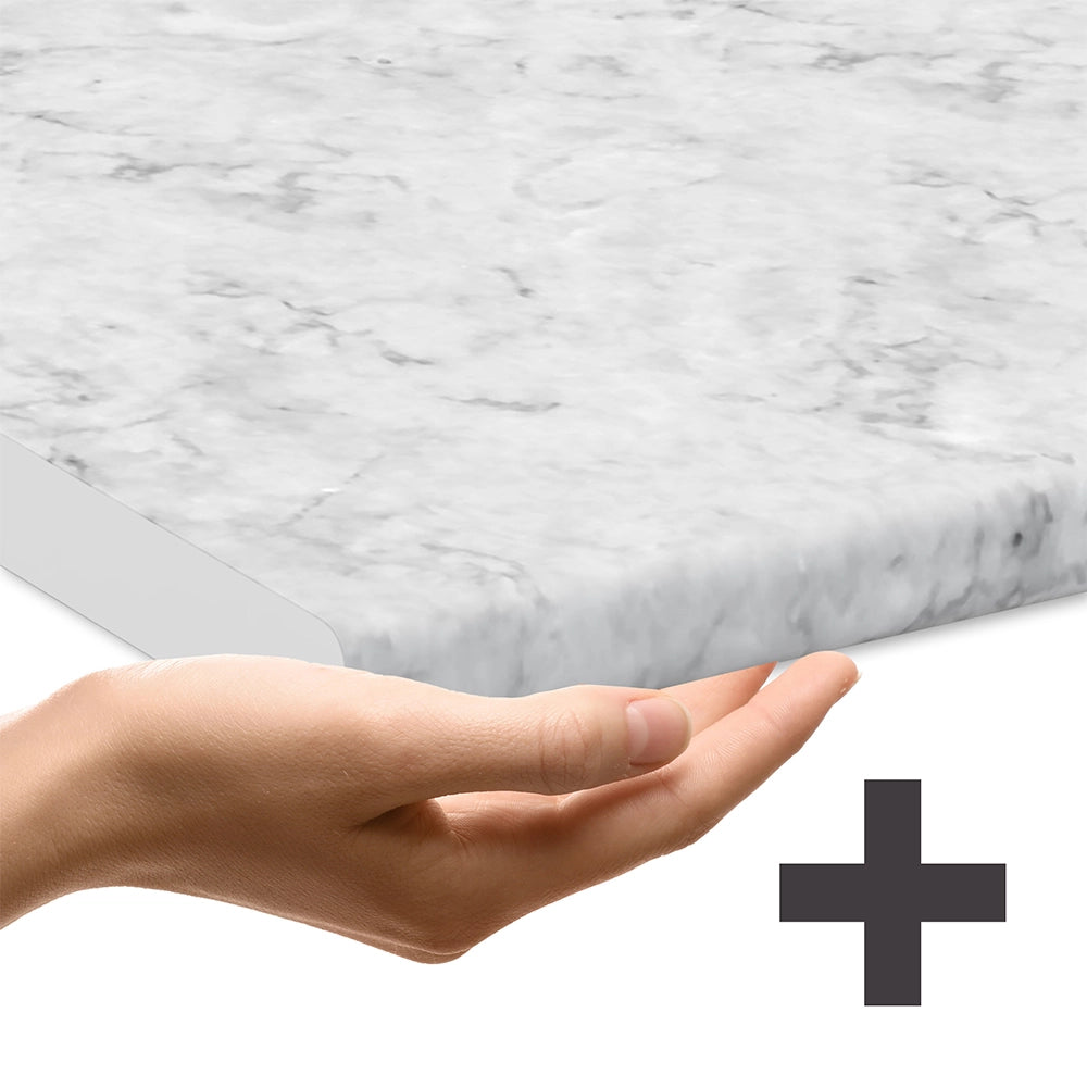 Vicco Mobiletto base per cucina Sonoma 60 cm con cassetti, marmo AP
