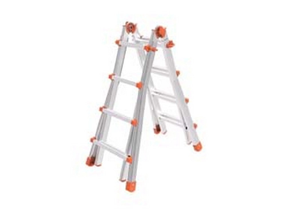 1pz scala telescopica "squadrapiu" alluminio 6+6 grammi aperta cm630h cod:ferx.fer449151