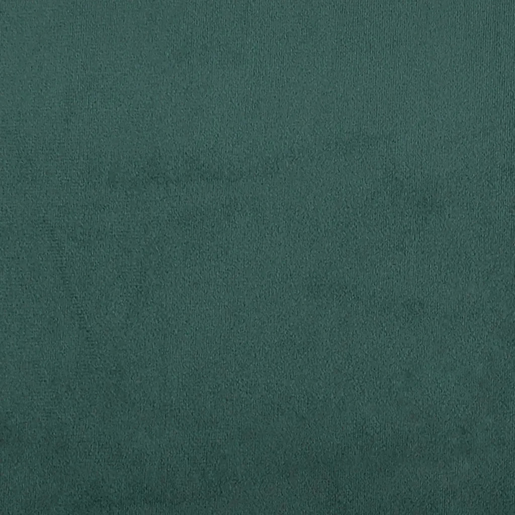 Divano a 3 Posti con Cuscini Verde Scuro 210 cm in Velluto
