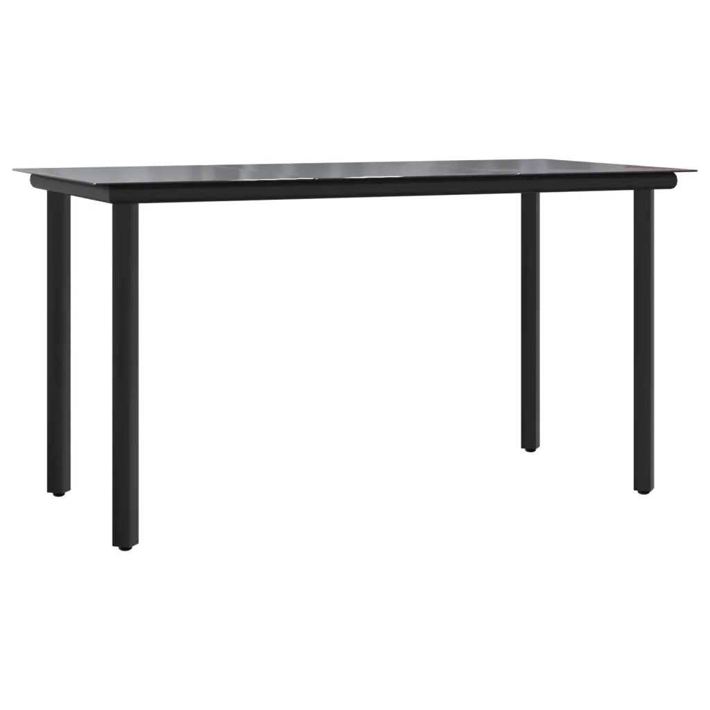 Set da Pranzo da Giardino 9pz con Cuscini Marrone in Polyrattan