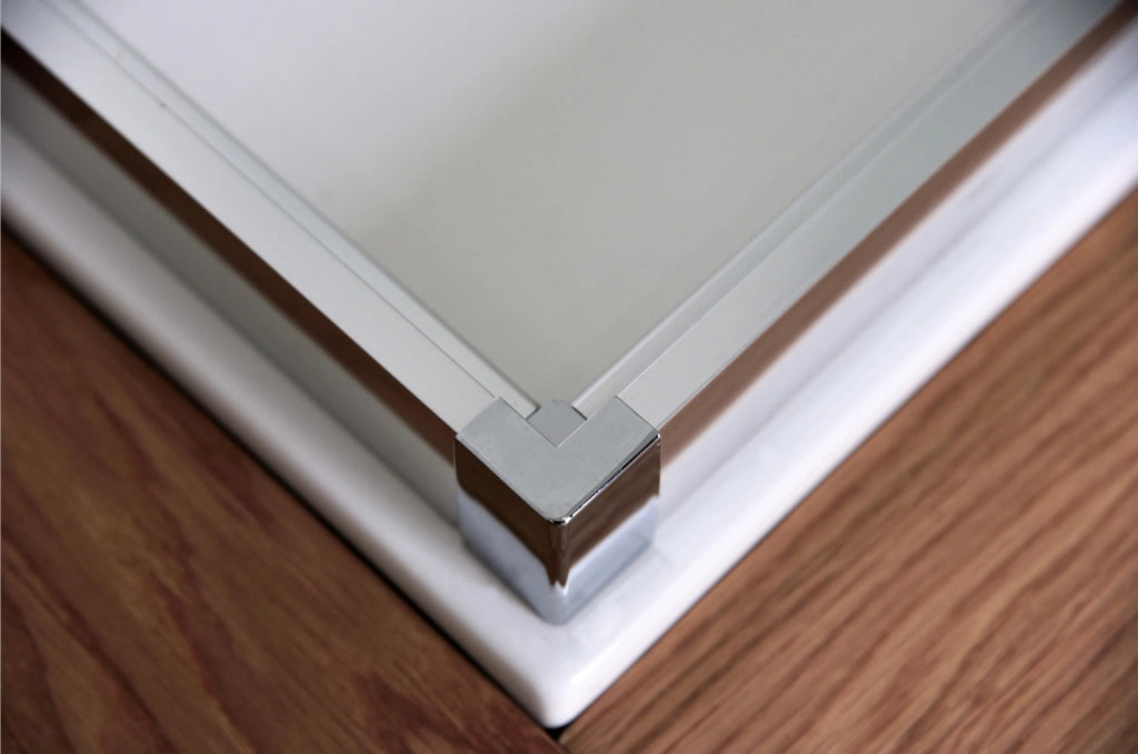 Box doccia Style profilo cromato trasparente 140x140cm da 6mm