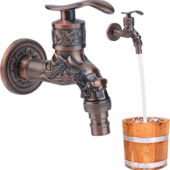 Kraan per esterno - Accessori per giardino - Fontana ornamentale - Montaggio a parete