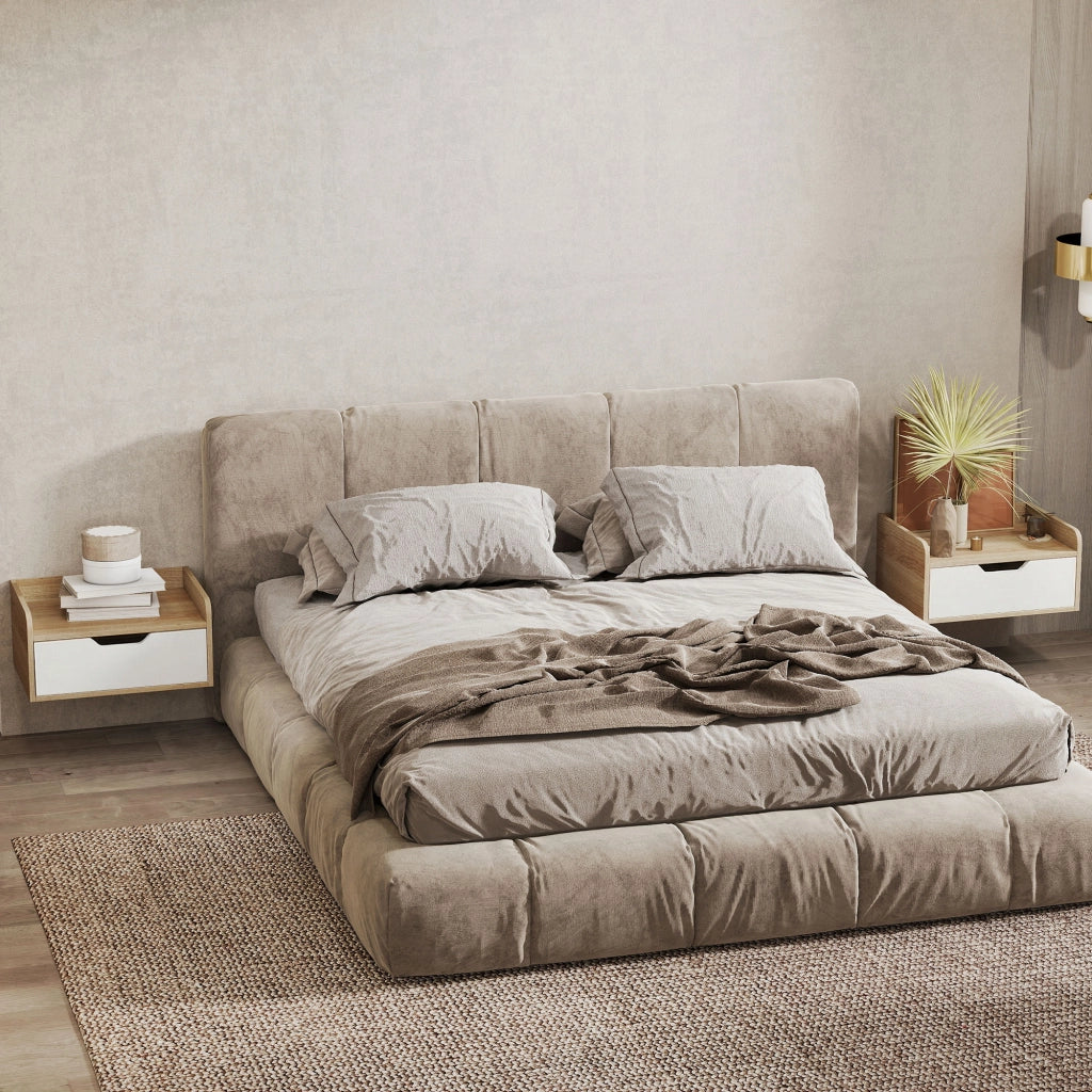 Comodini ¨C Minimal ¨C Legno Naturale 40x30x19,5cm