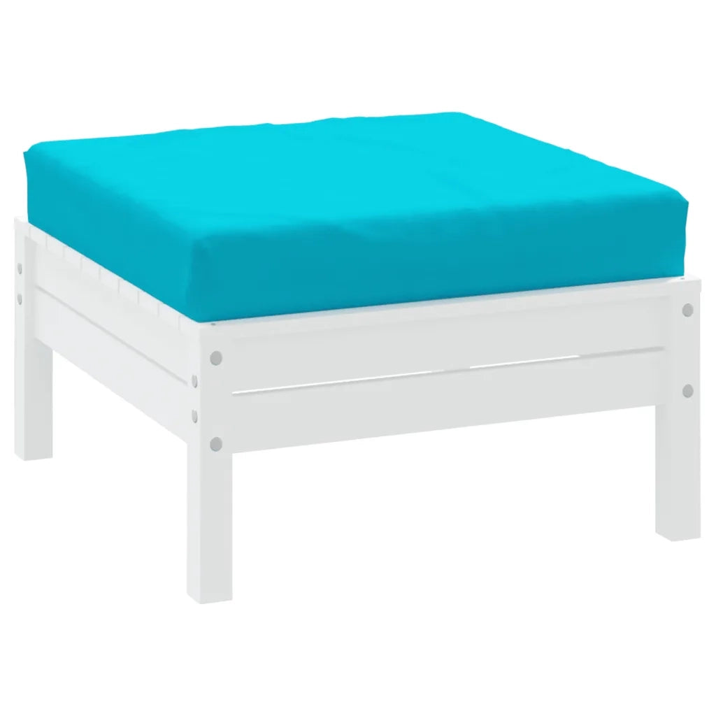 Cuscino per Pallet Turchese 60x60x8 cm in Tessuto Oxford 361810
