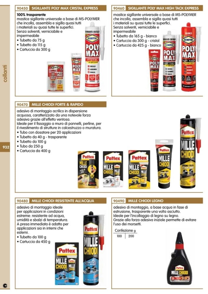12pz bostik polymax cristal gr.75 cod:ferx.55995