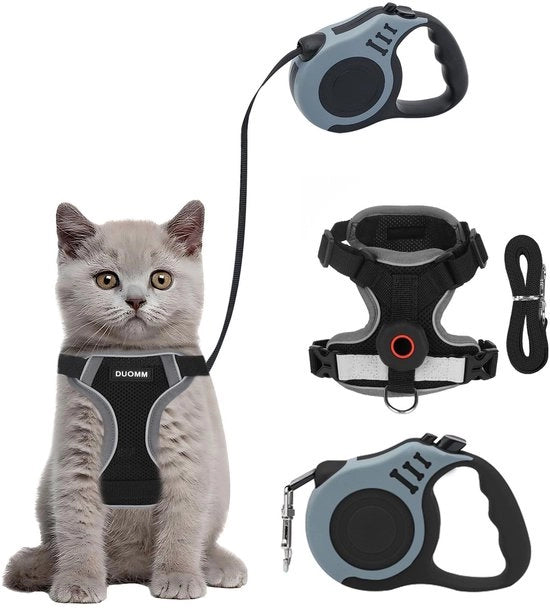 Catena di sicurezza esplosione resistente - Cintura adattabile - Cinturino respirante - Strisce riflettenti - Piumino morbido - Adattamento perfetto - Collare per gatti