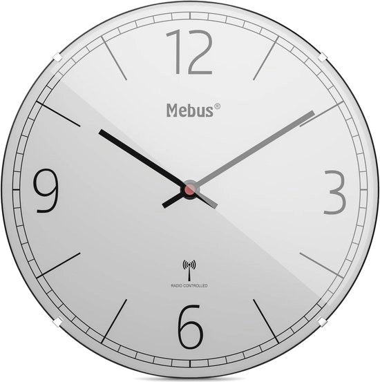 Ora digitale moderna con vetro a cupola e design senza cornice