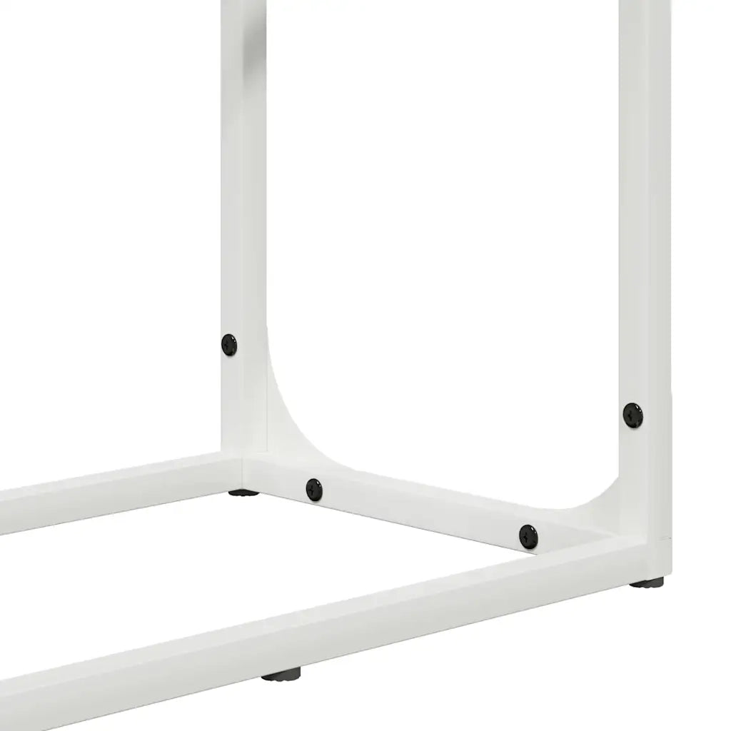 Rastrelliera per Legna da Ardere Bianca 60x25x100 cm 864328