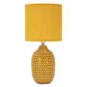 Lampadelle A Da Comodino Points Ocra cm ø 15x 30,5