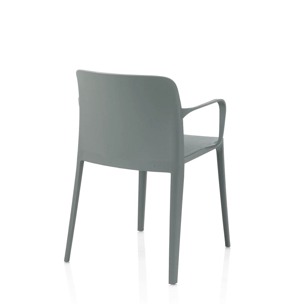 Set 4 Sedie da interno/esterno TIMMY colore grigio