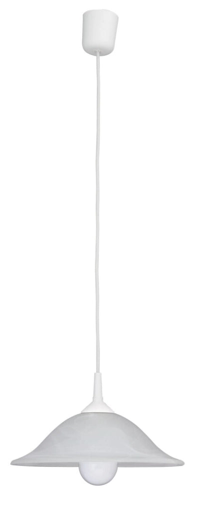 Sospensione Rabalux Alabastro Ø31 E27 1x60W bianca