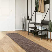Runner Tappeto MARSA Grigio 50 x 250 cm Poliestere e PVC 42023185