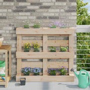 Fioriere per Euro pallet 24 pcs Grigio 13,5 x 9 x 9,5 cm 42037219