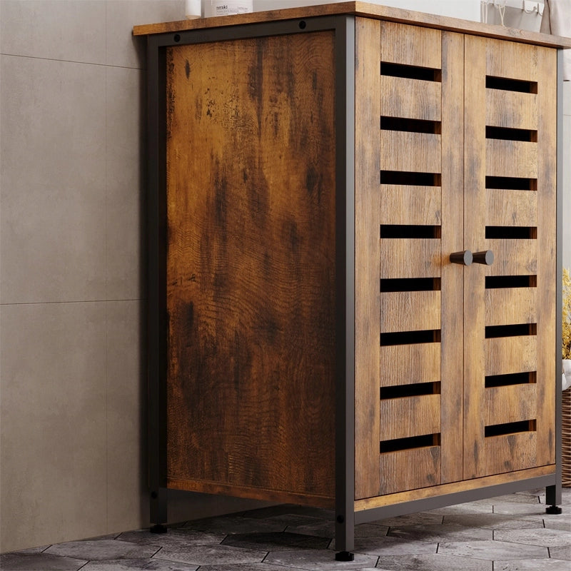 Mobile bagno – marrone, stile loft, a terra | rustico