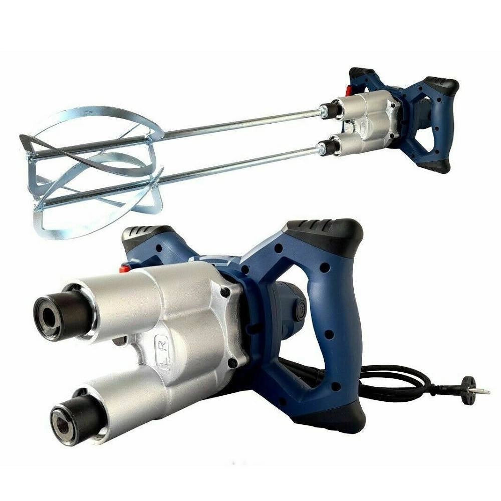 Trade Shop - Trapano Miscelatore Mescolatore 2 Fruste Per Colla E Malta 1500w Rehm-150c -
