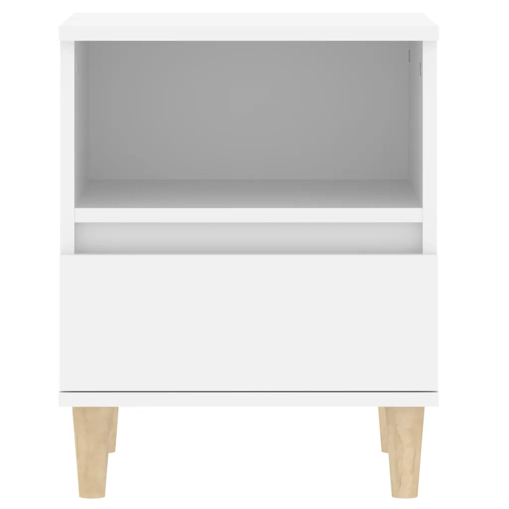 Comodini 2 pz in Bianco 40x35x50 cm 821795