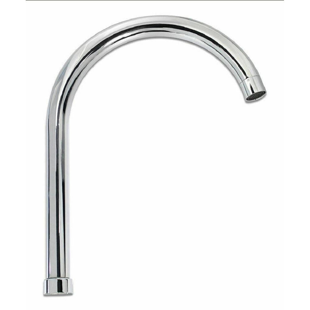 Trade Shop - Canna Di Ricambio Miscelatore Rubinetto Cucina Lavello Canna Alta Cromato 30cm -