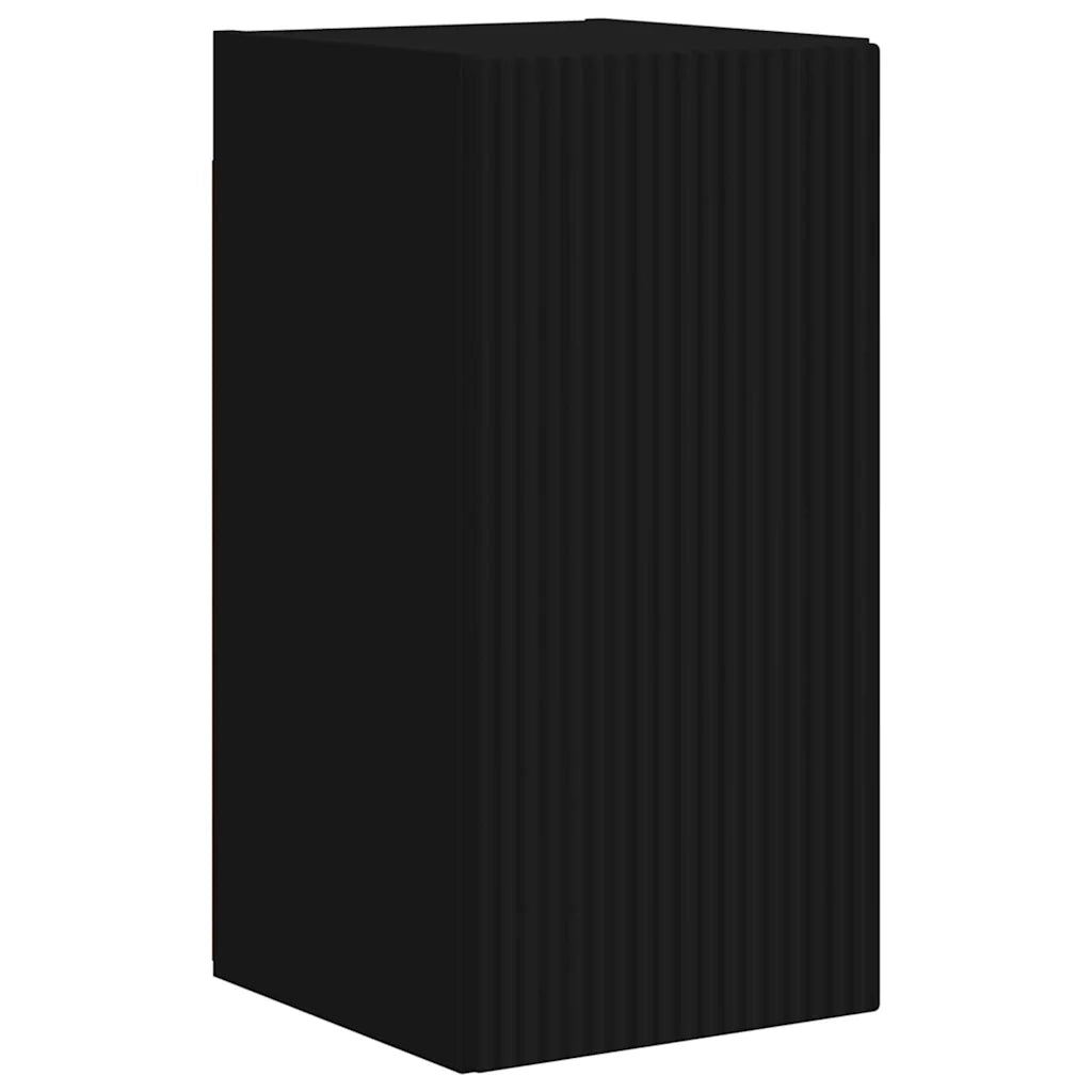 Mobile TV da Parete | Armadietto TV | Mobile Porta TV Nero 30 x 31 x 60 cm Legno multistrato