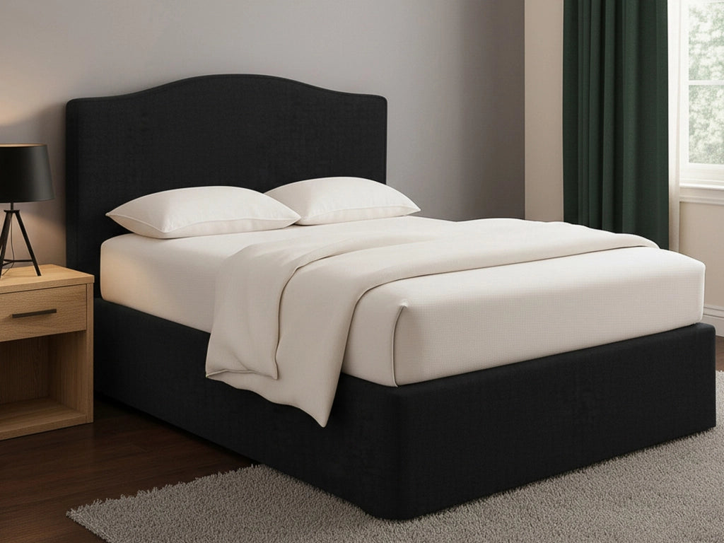 Blyth, Letto Piazza e Mezza Sfoderabile Made in Italy, Grigio Scuro