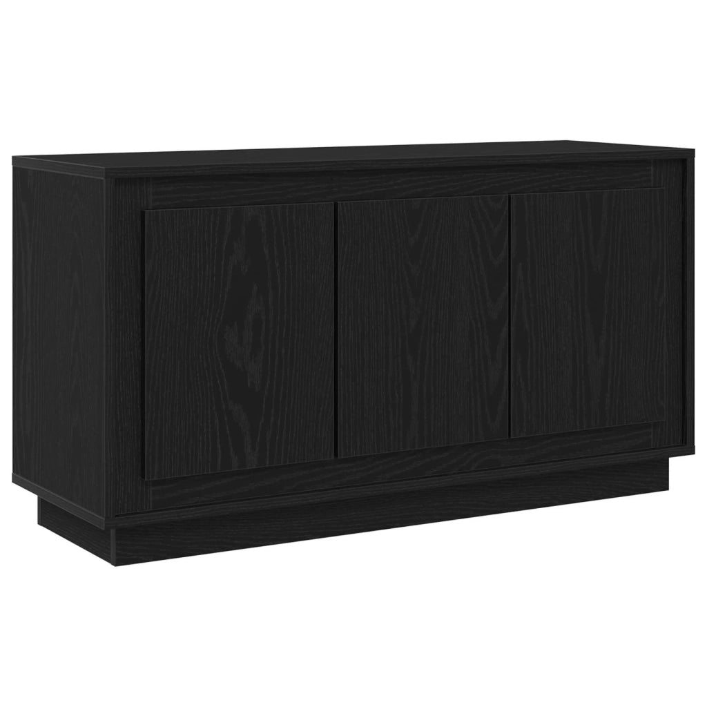 Credenza Rovere Nero 102 x 35 x 55 cm Legno multistrato 862816