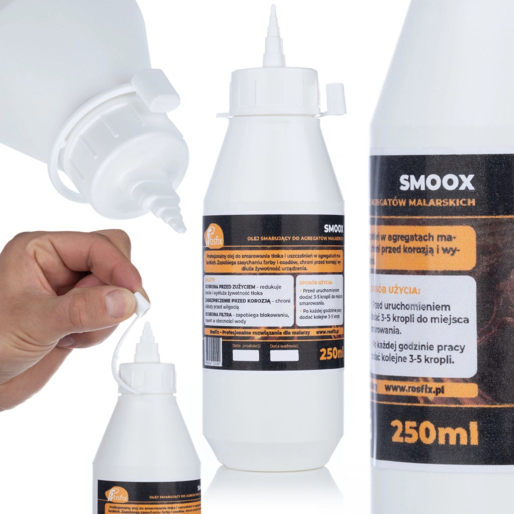 Olio Lubrificante per Spruzzatori Airless di Verniciatura – Protezione Professionale del Pistone | 250 ml