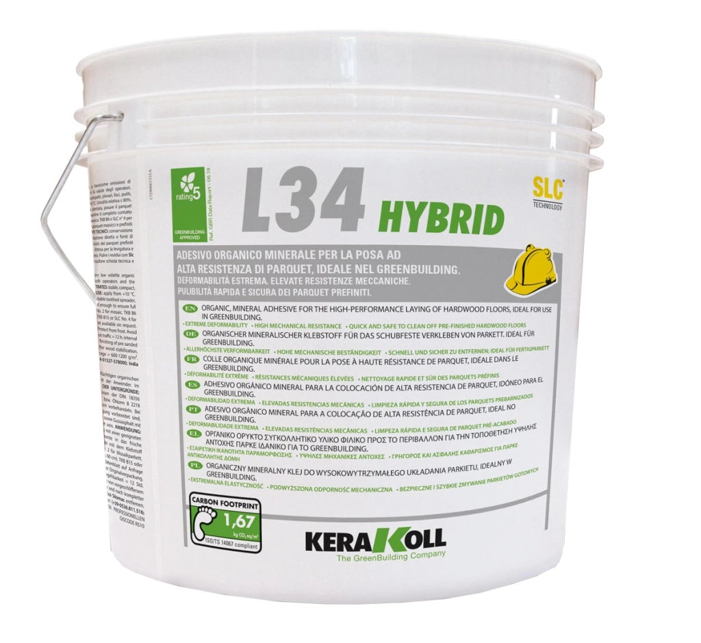ADESIVO PER PARQUET 'L34 HYBRID' KERAKOLL 16 Kg - Col. Neutro - 16 kg