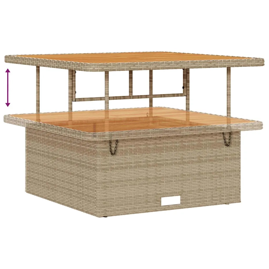 Set Divano da Giardino con cuscino 13 pcs Beige e Grigio Chiaro 3364137