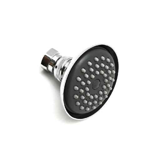 SOFFIONE CAMPANA CON ANTICALCARE- Cromo-grigio- DH- pezzi 1