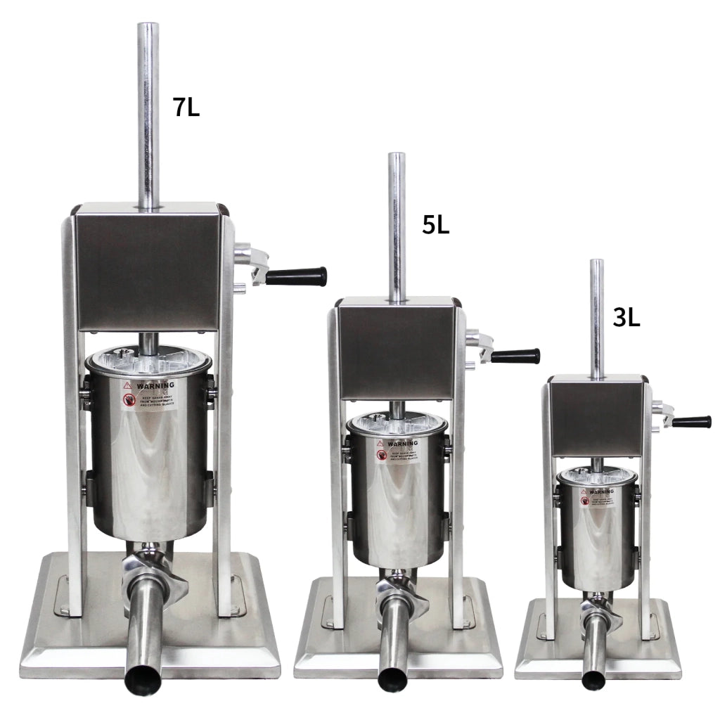 Insaccatrice Manuale 7L per Salsicce Macchina Professionale in Acciaio Inox