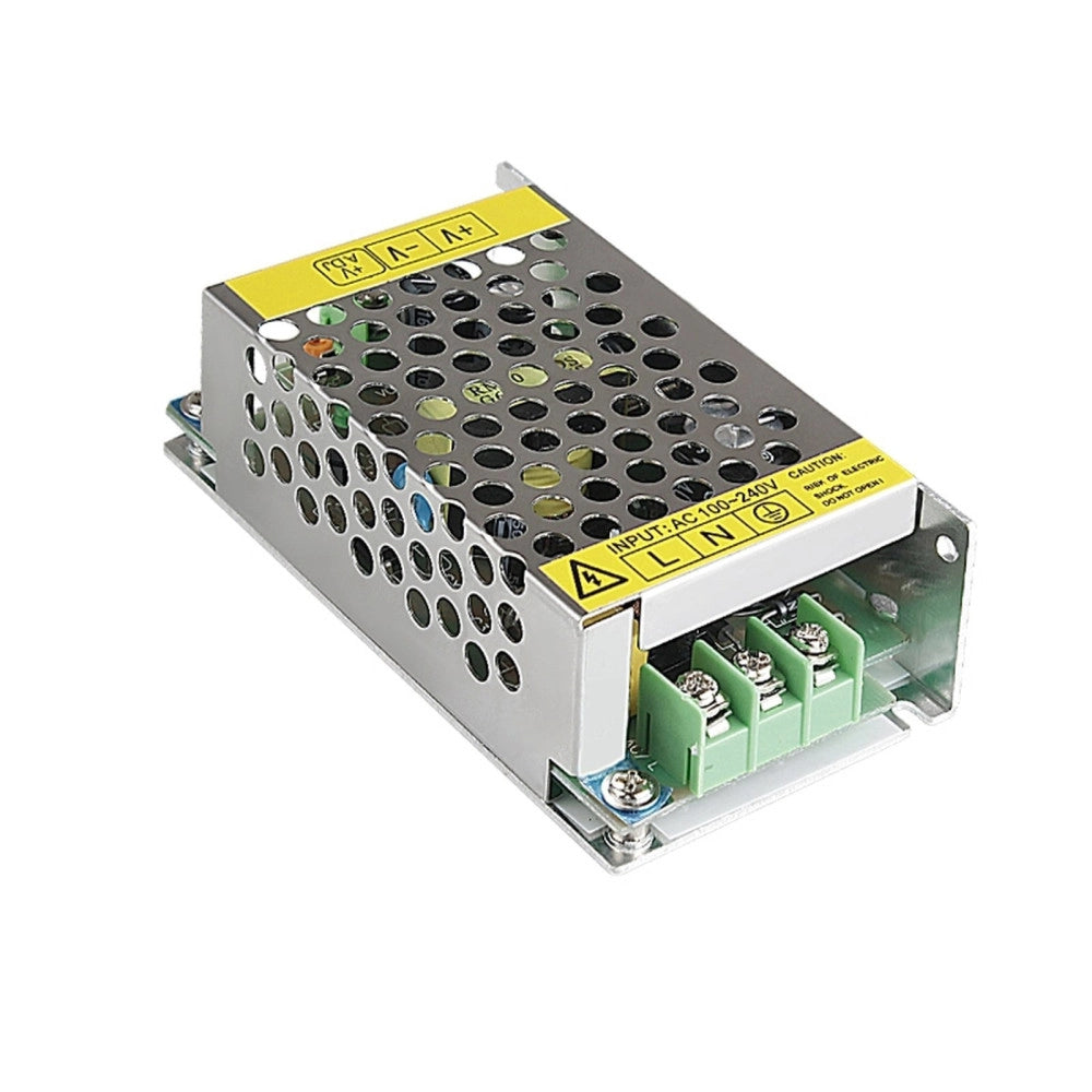 Trade Shop - Trasformatore Alimentatore Stabilizzato Per Striscia A Led Switch Trimmer 12v -