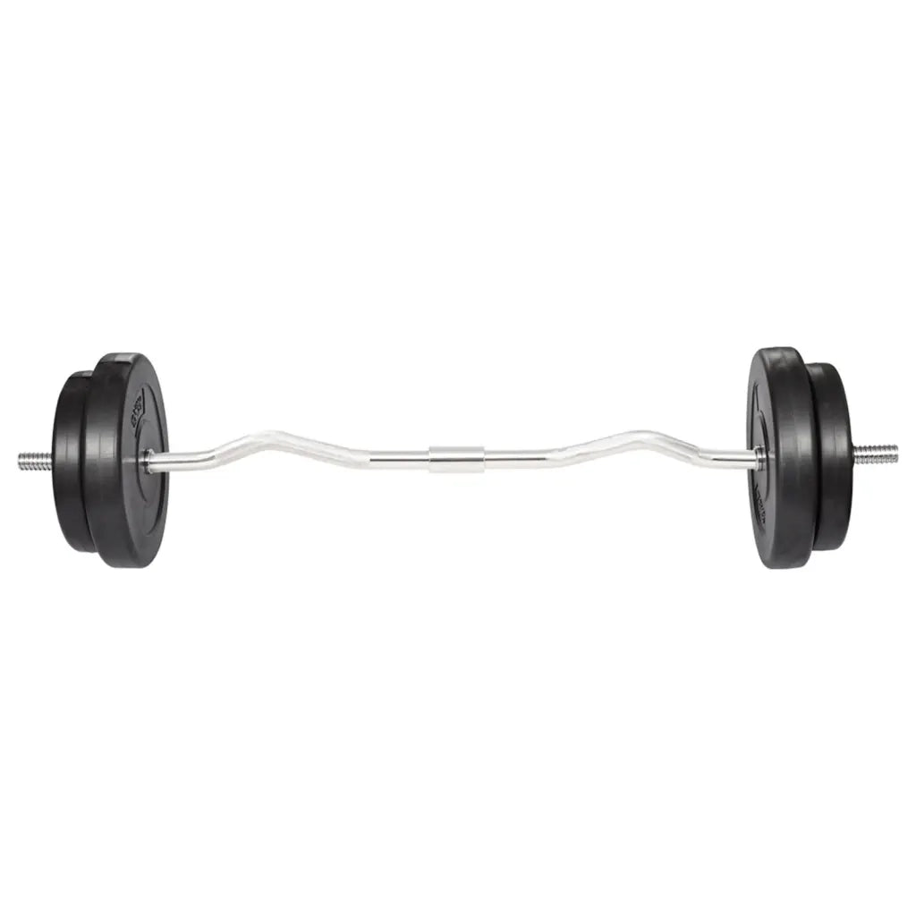 Manubrio Curl Curvo con Pesi 30 kg 90373