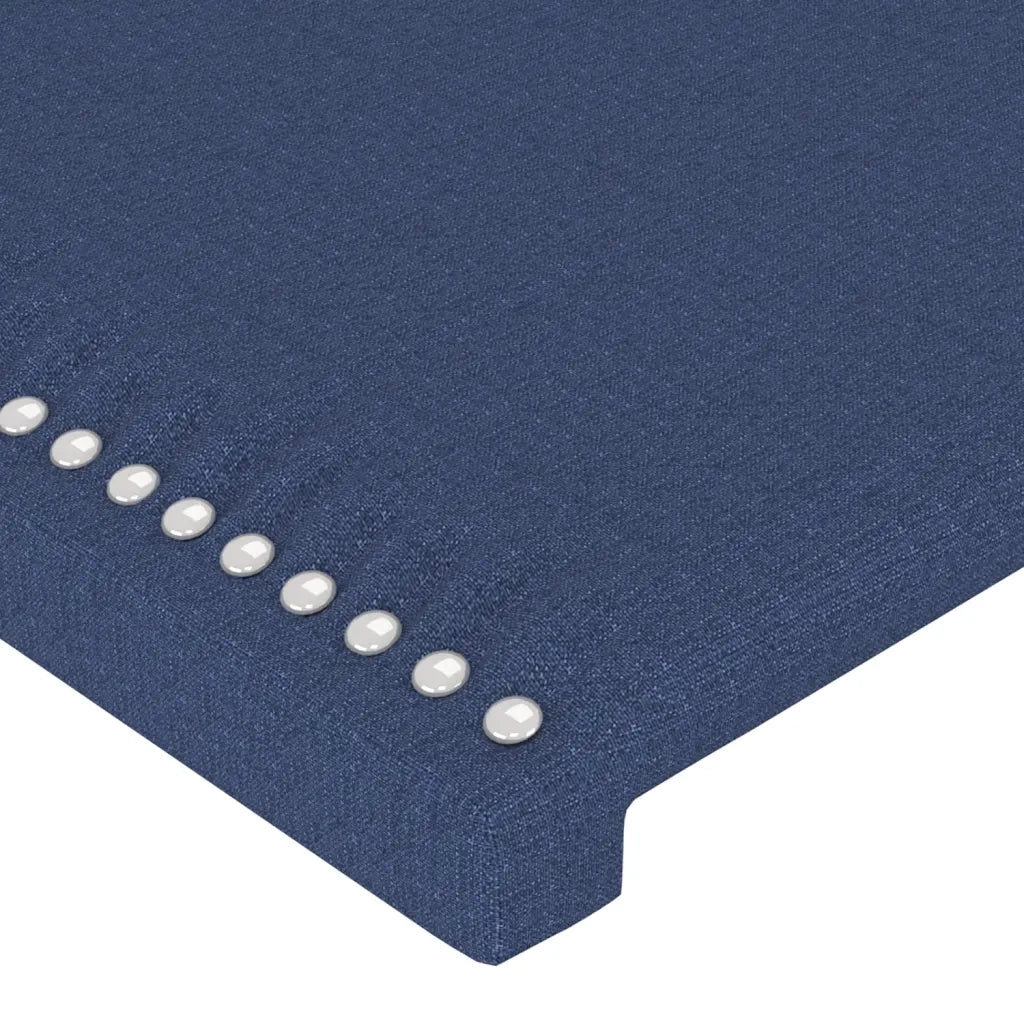 Testiera ad Orecchio Blu 103x16x118/128 cm in Tessuto 3119436