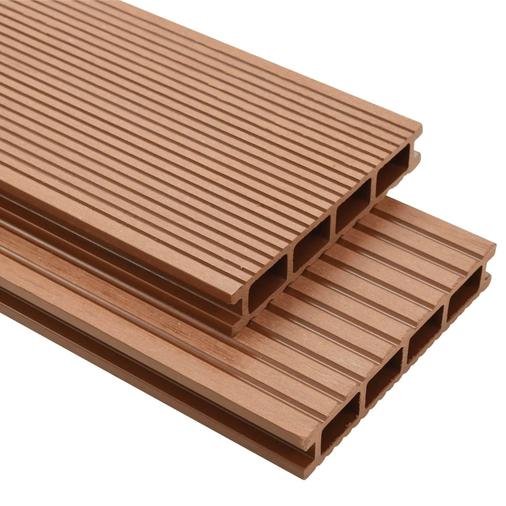 Pavimento da Deck 108 pcs Marrone WPC 3444703