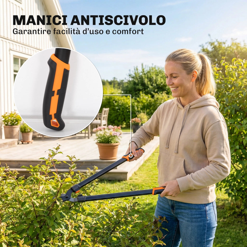 Set Giardino 2 Pezzi ¨C zephmum ¨C Grigio, Acciaio, Impugnatura Morbida
