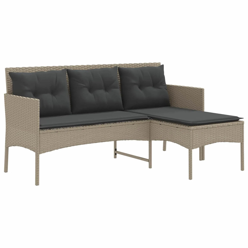 Set Divano da Giardino con cuscino 2 pcs polyrattan 4103808