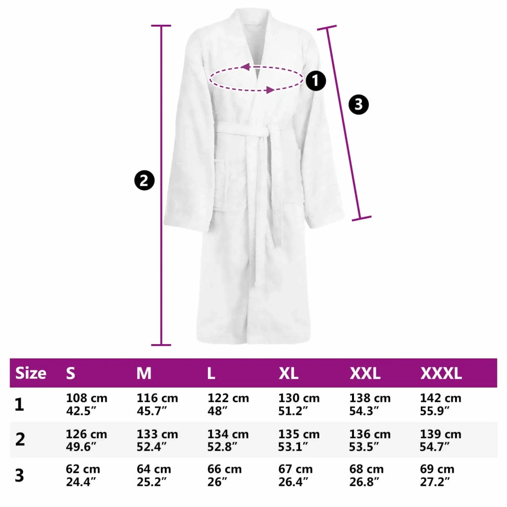 Accappatoio KINN Bianco XXL Cotone 4100845