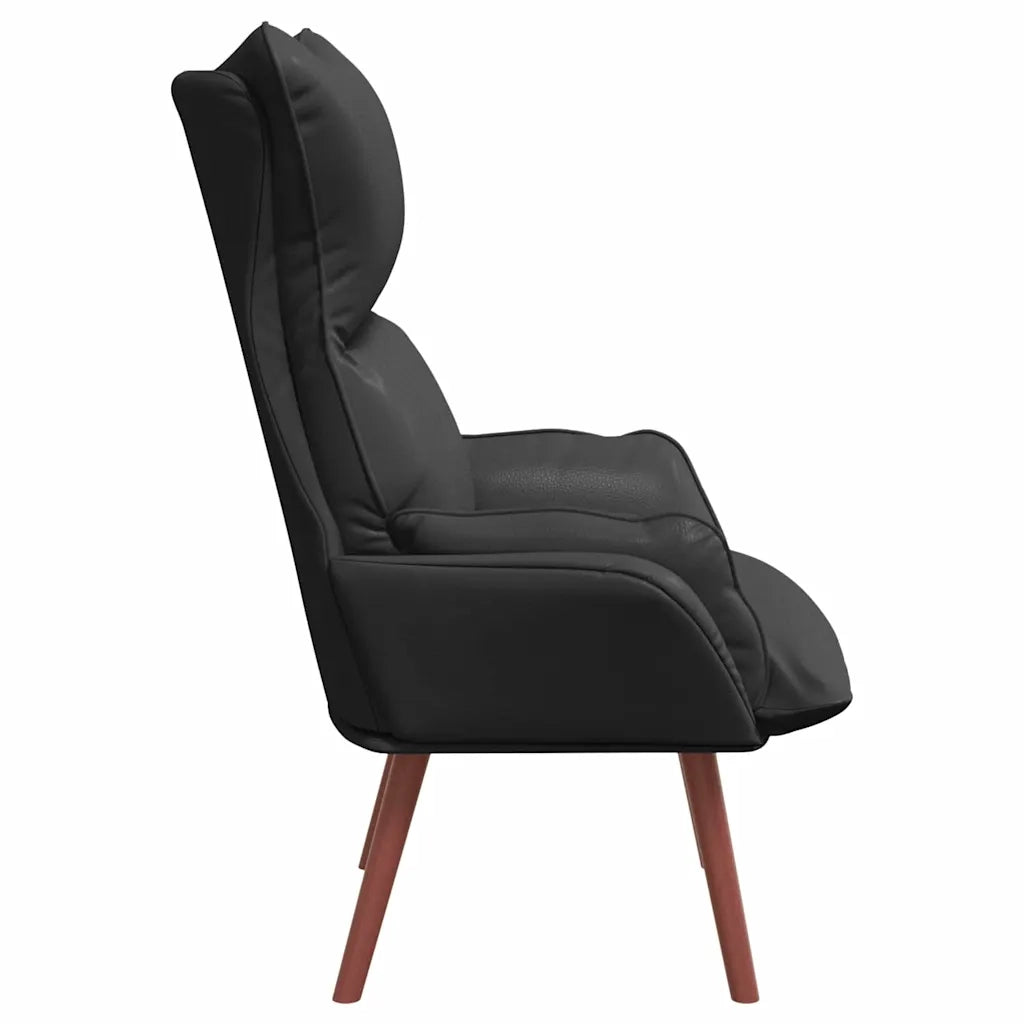poltrona Nero 69 x 74 x 93 cm Pelle Artificiale 42001863
