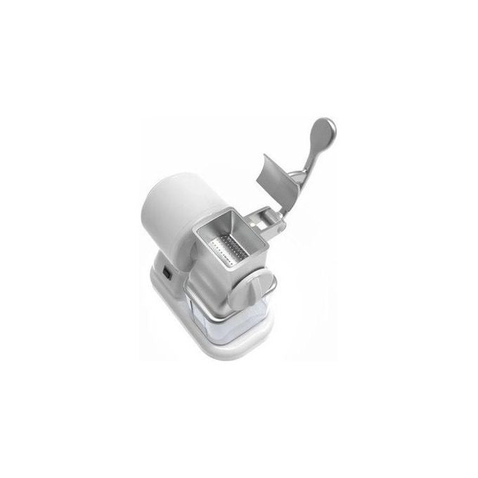 RGV ROBUSTA JUNIOR Grattugia elettrica a rullo 150 W rullo acciaio inox contenitore salvafreschezza lavastoviglie colore Bianco