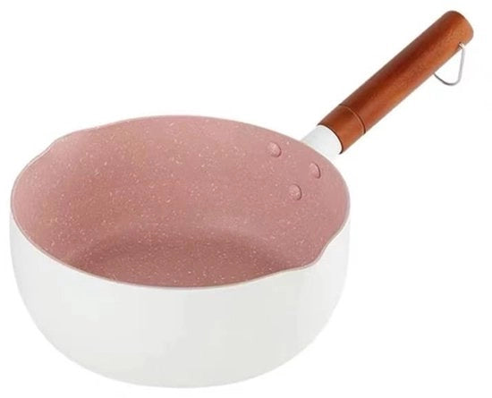 Piatto per la preparazione della crema di latte 18 cm - Piatto in acciaio giapponese - Superficie antiscivente - Uscita per il contenimento - Adatto per induzione - Materiale ecocompatibile