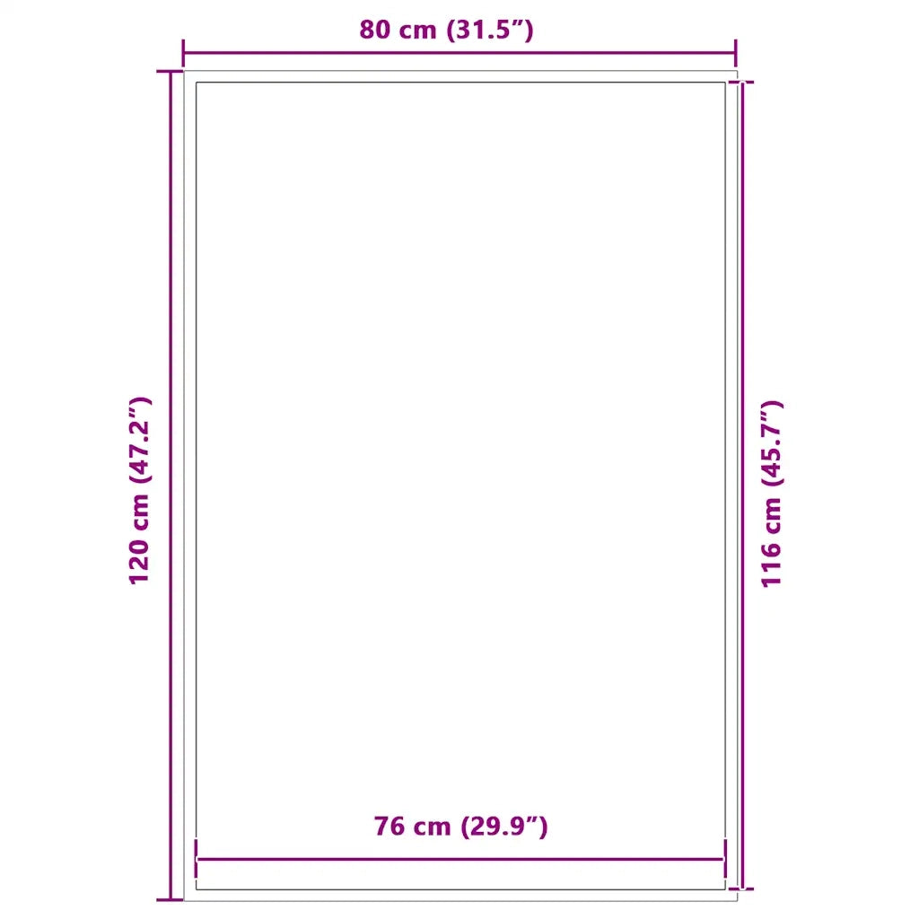 Zerbino | Tappetino Blu 80x120 cm