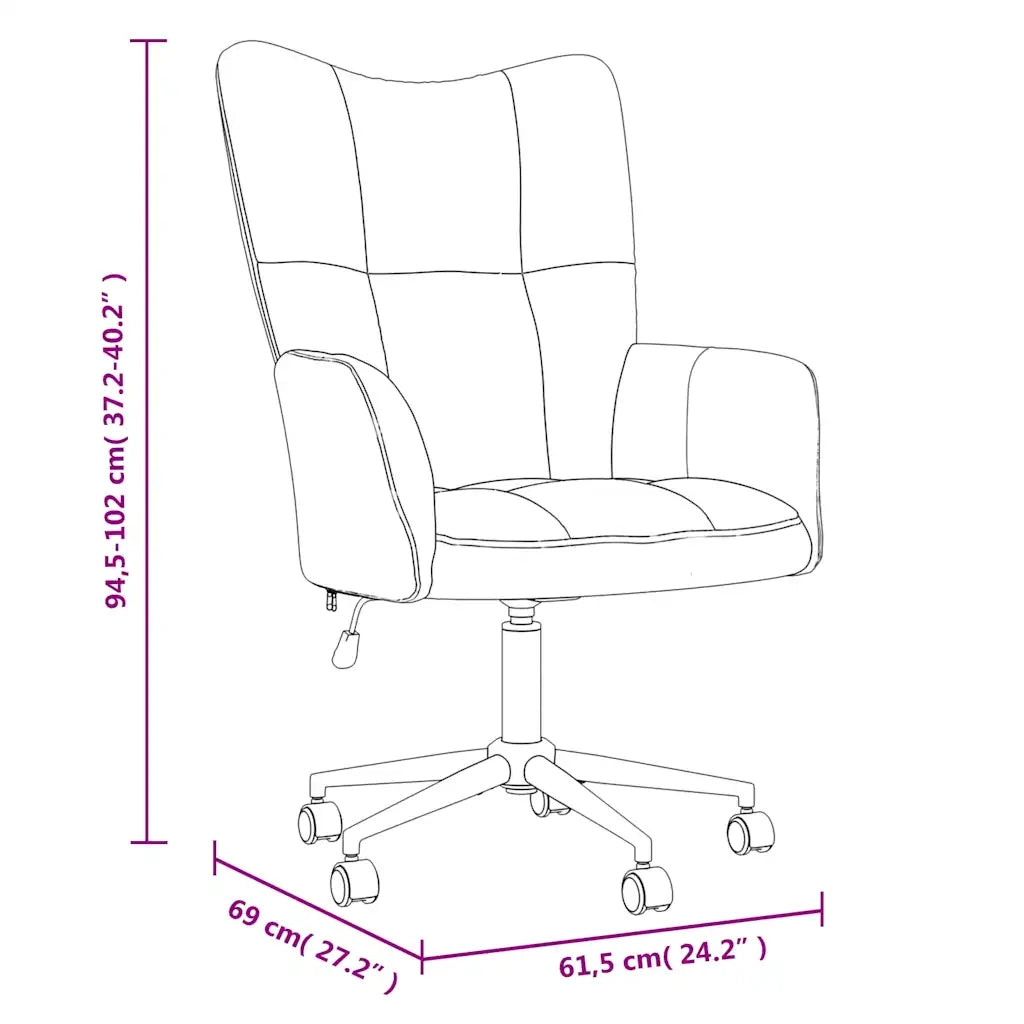 Sedia Relax Verde Chiaro in Velluto 328175