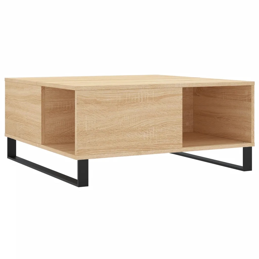 Tavolino salotto | Tavolino da caff¨¨ | Tavolino da Soggiorno Rovere Sonoma 80x80x36,5 cm Legno Multistrato