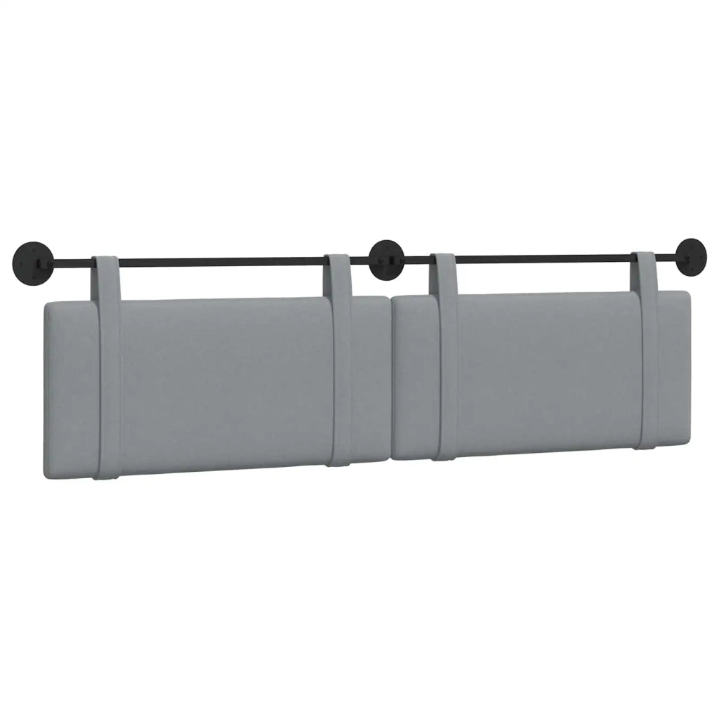Testiera sospesa Grigio chiaro Tessuto 42031496