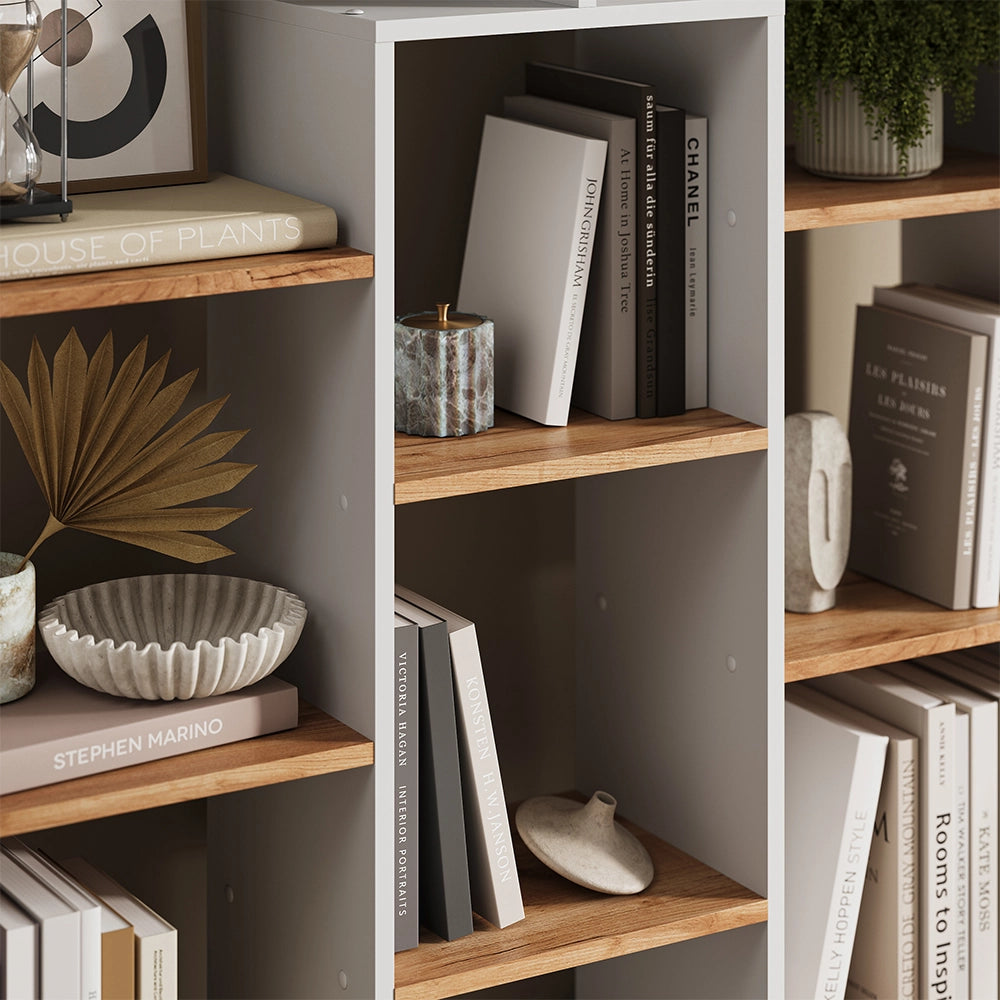 Vicco Scaffale Rovere bianco/dorato 107.2 x 143 cm