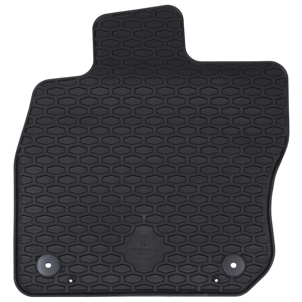 Tappetino per Auto 4 pcs Nero Gomma 42029136