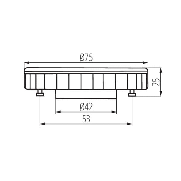 Lampadina LED GX53 9W 4000K 600lm neutra Kanlux 22423